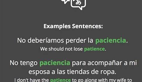 Spanish Quotes For Patience. QuotesGram