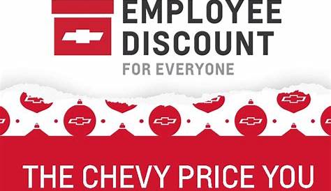 What Is The Employee Discount At Chevrolet?