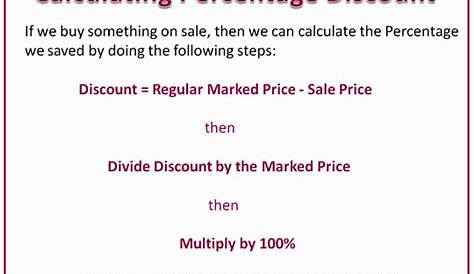 What Is The Percent Discount Calculator?