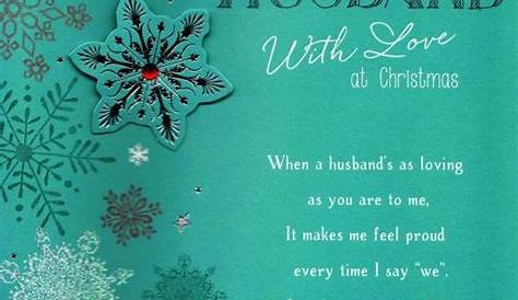 What To Write In A Christmas Card For My Husband