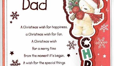 What To Write In A Christmas Card To My Dad