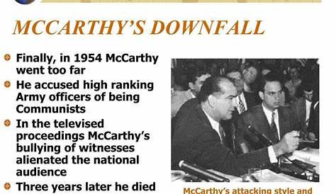 McCarthy's Downfall