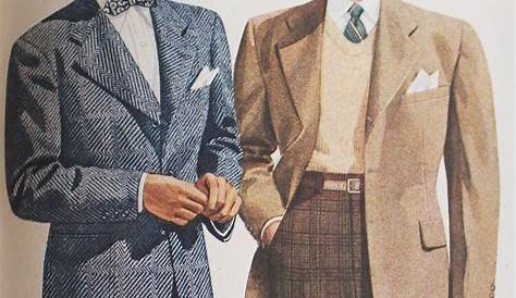 What Was Mens Fashion In The 1940s