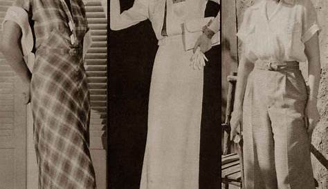 1930s women's fashion. Patterned collared dress with short cardigan