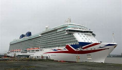 New P&O cruise ship Britannia arrives in Southampton - BBC News