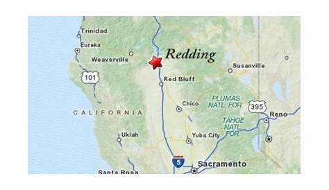 Where Is Redding California On A Map Vector U S Map