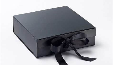 Where To Get Black Gift Box Wholesale Luxury Es With Slots And Changeable Ribbon