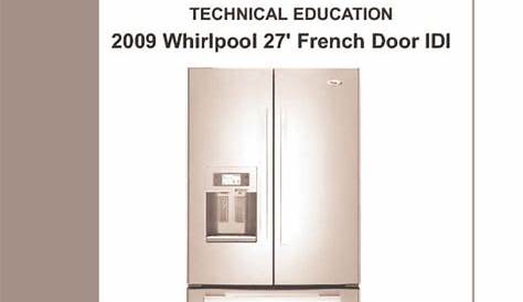 Whirlpool BSNF 8101 OX AQUA Refrigerator Service Manual Refrigerator