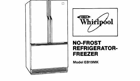 Whirlpool WVA31612 NFW Freezer Service Manual and Technicians Guide