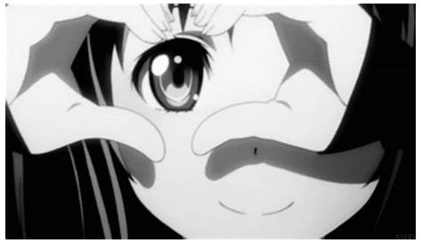 black and white anime gif | Tumblr