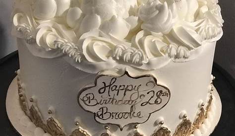 White Birthday Cake
