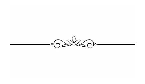 Free White Decorative Line Png, Download Free White Decorative Line Png