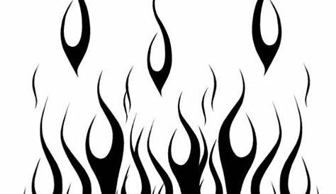 Line Drawing Flames - ClipArt Best