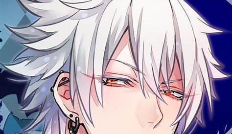 Anime Male Badass White Hair #animekawaii #animelife #animecouple#anime