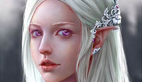 Female elf, halfelf, gnome bluehair greeneyes lightskin cleric, druid