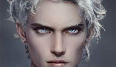 Image result for white hair | Human male, Fantasy male, Concept art