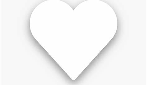 Pdf - White Heart Icon Transparent Background Clipart - Full Size