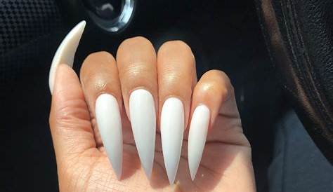 White Long Nails 𝑵𝒂𝒊𝒍𝒔 𝒃𝒚 𝑴𝒚𝒂 𝑹 On Instagram “deep French Styledbyailani