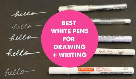 The Best White Pens for Black Paper TinkerLab