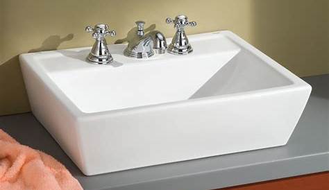 Porcelain Vanity Sink Rectangle White-1813 - SCS Tile