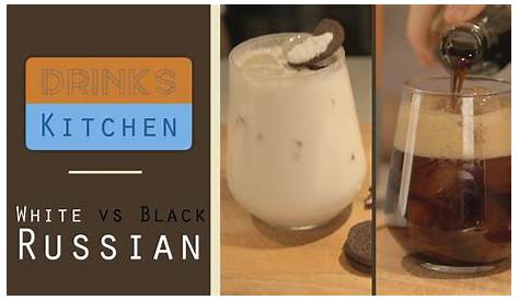 Black Russian or White Russian? They're both cocktails for coffee