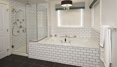 29 white subway tile tub surround ideas and pictures