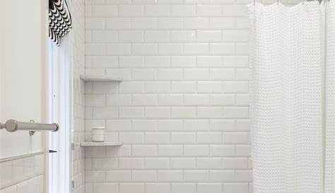 marble tub, marble tiles, white subway tiles // clean, crisp, and