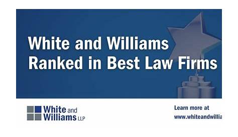 White and Williams Earns National "Best Law Firm" Rankings from US News