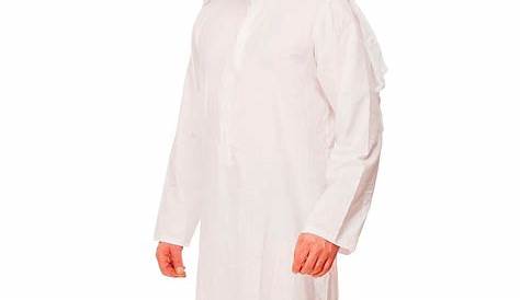 Men's Thawb Middle East Muslim Arab Robe Islamic Jubba Thobe Dress