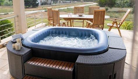 Wicker Surrounding Units For Hot Tub Mspa In 2023 Inflatable S