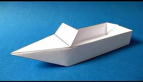 Origami-Boot 🛥 Wie man ein schwimmendes Papierboot baut - Paper Speed