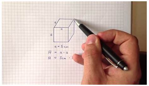 Volumen eines Quaders berechnen - Rechenanleitung - YouTube