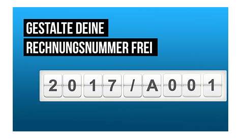 Files Blog: Was Ist Eine Rechnungsnummer