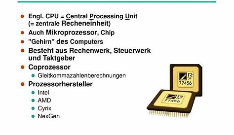 PPT - Technische Informatik Mikroprozessor- und