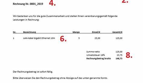 Hilfe | Rechnung verstehen - Rechnung