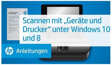 Scannen mit „Geräte und Drucker“ unter Windows 10 und 8 | HP Support