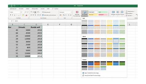 Excel Tabelle erstellen - YouTube