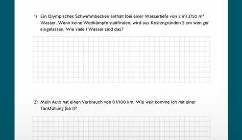 Mathe, 2. Klasse: Wiederholung des Jahresstoffs 1