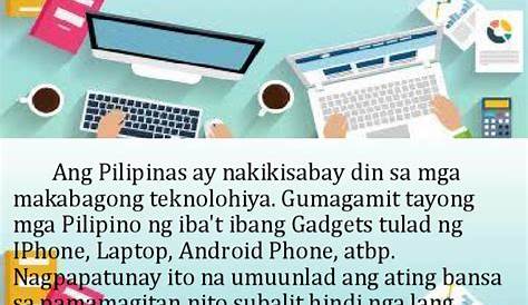 Wikang Filipino sa Teknolohiya: ANG PAPEL NA GINAGAMPANAN NG WIKANG
