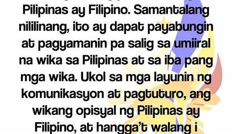 Mga Wikang Opisyal Ng Pilipinas