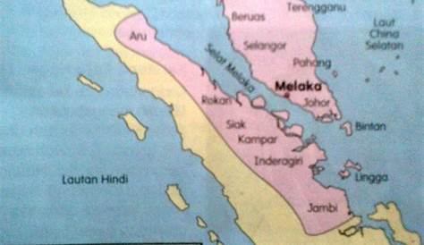 Peta Empayar Kesultanan Melayu Melaka : sistem pembesar utama yang