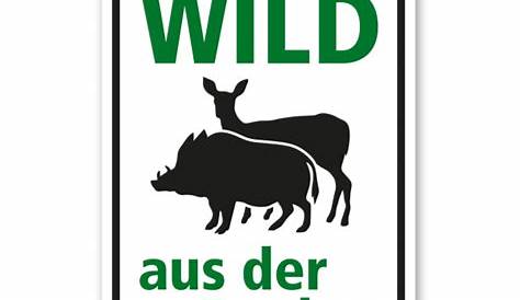 Schild "Wild aus der Region" DIN A4 | DJV Jagd Shop | Jagdausrüstung