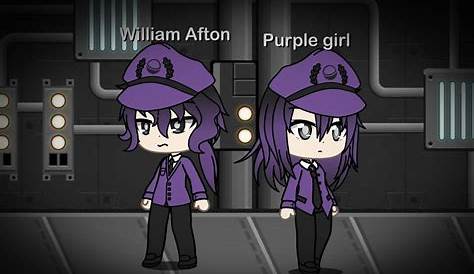 Gacha Life Fnaf William Afton And Purple Girl Purple Guy Purple - Gambaran