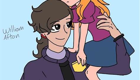 Elizabeth afton and William afton a father daughter moment enjoy 😊