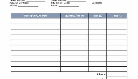 Free Window Cleaning Invoice Template Edit & Download Jobber