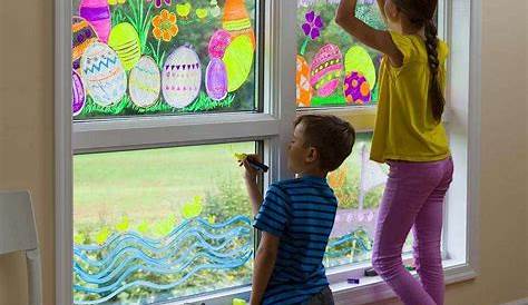 Window Spring Decorations DIY Easy