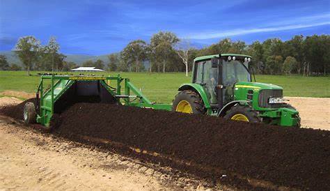 Windrow Composting Images Technology / System Biodegma