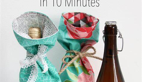 DIY Wine Bottle Gift Bags | Centsational Style