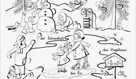 Materialpaket Winter: Deutsch (1/2 Klasse) – Unterrichtsmaterial in den