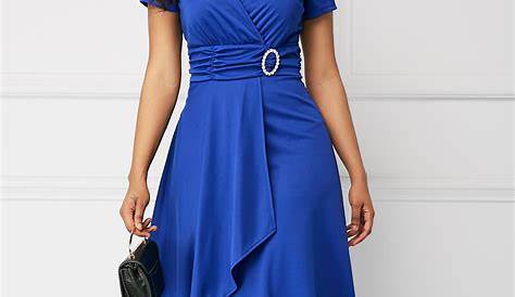 Winter Fashion Dress Blue